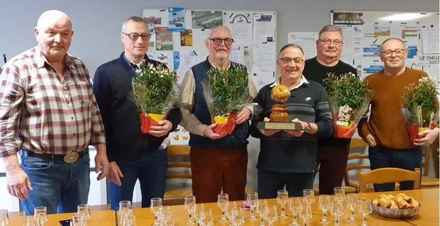 photo samedi, a eu lieu la finale du challenge de la liberté à saint-melaine. 128 équipes se sont affrontées. déjà vainqueurs l’an passé, les sociétaires de l’ordre des ponts-de-cé, gilles bodet et michel letourneux, ont battu philippe guemard et alain dupont du val de l’erdre de candé, 12 à 5. les duos girault-carpentier de rochefort-sur-loire et aubin-blot de martigné prennent les 3e et 4e places. à noter la performance des juniors lana et lucas chéné. le prochain concours sera celui d’un sociétaire-un invité, fin mars.
