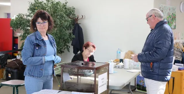 photo l’élection municipale se déroule ce dimanche 15 mars 2020 à la flèche. &copy; ouest-france