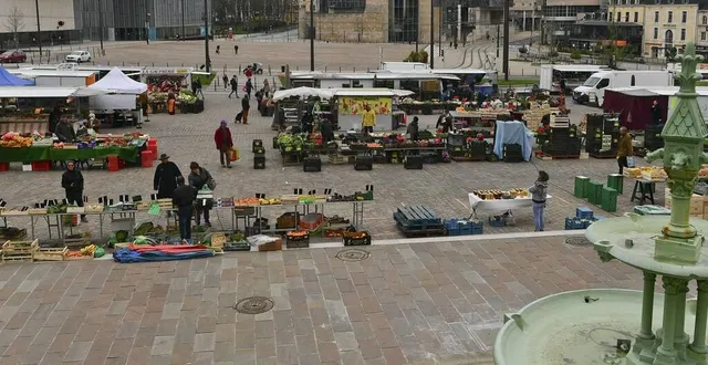photo dimanche s’est tenu le dernier marché des jacobins jusqu’à nouvel ordre. &copy; le maine libre yvon loué