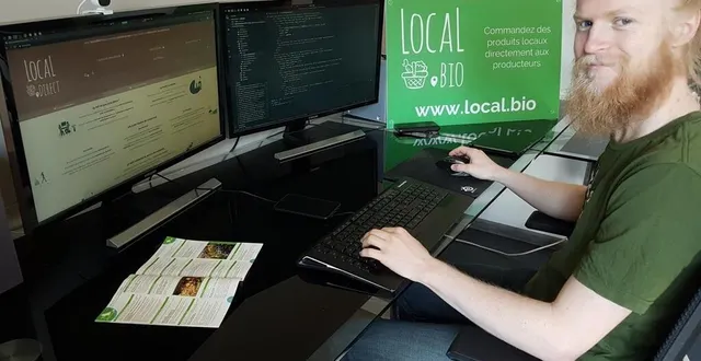 photo sylvain dumont a développé bénévolement les plateformes de mise en relation de producteurs et de consommateurs local.bio et local.direct. &copy; dr