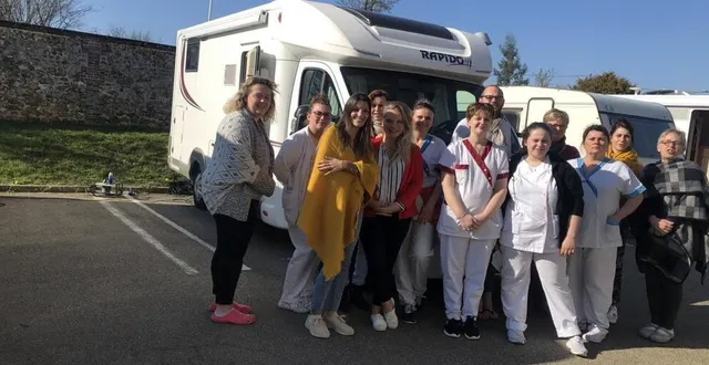 photo le personnel de l’ehpad de glos-la-ferrière est confiné avec les résidents jusqu’à nouvel ordre. &copy; dr
