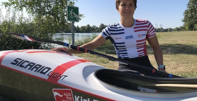 photo lise vinet, licenciée au canoë-kayak club fertois, l’été dernier à la base de loisirs de la ferté-bernard. &copy; archives