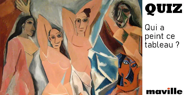 photo les demoiselles d'avignon, peinture à l'huile sur toile, réalisée à paris en 1907.  &copy; réalisée par pablo picasso localisation : museum of modern art, new york