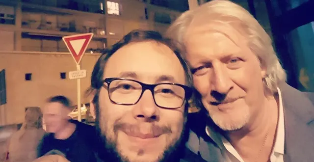 photo romaric avec patrick sébastien lors d’un spectacle du « plus grand cabaret du monde ». &copy; ouest-france