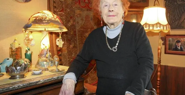 photo catherine paysan, chez elle en janvier 2017 à l’occasion de la sortie de son dernier livre. &copy; archives le maine libre yvon loué