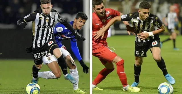 photo farid el melali et rayan aït-nouri, deux des révélations de la saison d'angers sco. &copy; ouest-france.