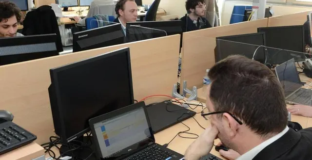photo la société d’assistance informatique helpline emploie 330 personnes à angers. &copy; archives co – laurent combet