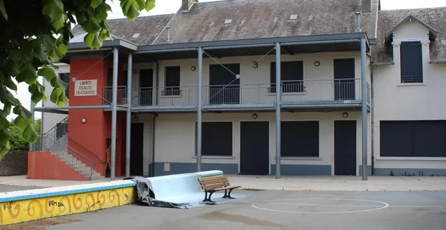 photo l’école de saint-aubin-de-locquenay, en cours de nettoyage, devrait bientôt à nouveau accueillir ses élèves. &copy; le maine libre