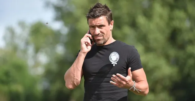 photo sébastien larcier prend ses fonctions de directeur sportif d'angers sco ce lundi 11 mai. &copy; vincent poyer / dfco