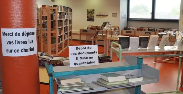 photo la médiathèque a pris les mesures sanitaire qui s’imposent jusqu’au 2 juin