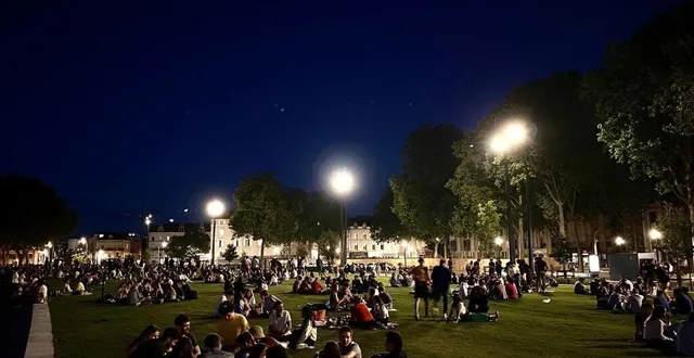 photo l’esplanade cœur-de-maine à angers, nouvel épicentre des nuits angevines depuis le déconfinement. &copy; ouest-france