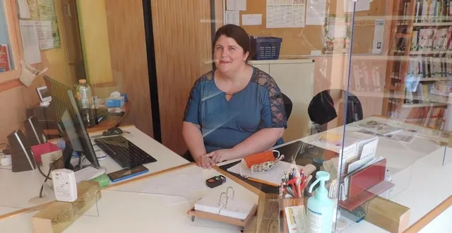 photo alice chéry se tient derrière la paroi ; sinon, elle est équipée de son masque. &copy; ouest-france