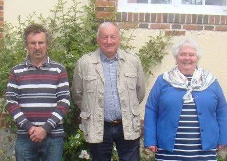 photo de gauche à droite, dominique taupin, émile lamperière et janine barbey. &copy; ouest-france