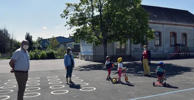 photo l’école fonctionne à effectif réduit. &copy; le maine libre
