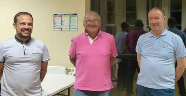 photo de gauche à droite : sébastien amoros, 1er adjoint ; hervé borderie, maire ; et alain mauger, 2e adjoint. &copy; d.r.
