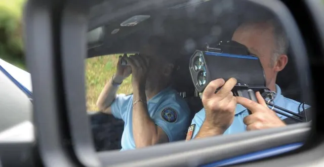 photo le motard a été contrôlé à 149 km/h au lieu des 80 autorisés. &copy; archives