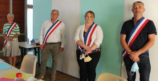 photo martine houpeau, joël tabareau, catherine fratras et sébastien bougas. &copy; le maine libre