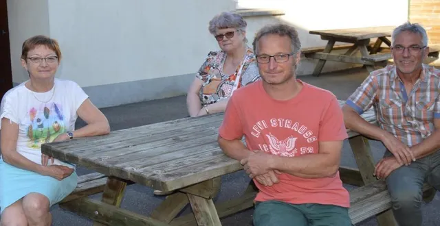 photo annie jumert, annick bruneau, sébastien paineau, jean-yves gassot. &copy; le maine libre