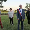 photo de gauche à droite : dominique charles, second adjoint, séverine lartaud, conseillère déléguée, patrick cousin, maire, william robin, conseiller délégué, et brigitte barré, première adjointe.