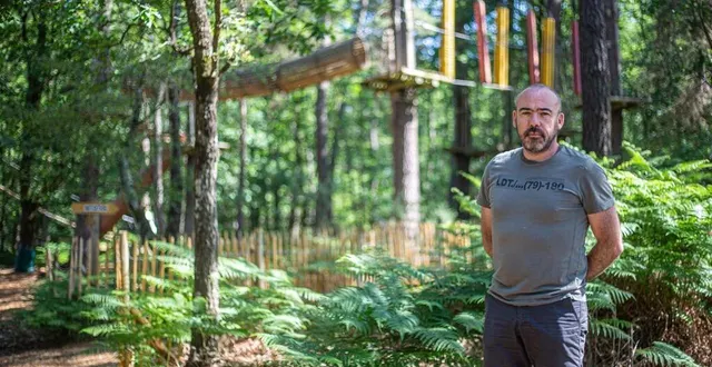 photo le mans, jeudi 28 mai 2020. cédric le goff est heureux de pouvoir rouvrir son parc de loisirs de plein air. &copy; le maine libre – clément szczuczynski