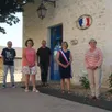 photo de gauche à droite : christophe lalou, laurent cochonneau, claudine bizot, jean-yves bourges mathilde plu la nouvelle maire, marie-line revel et christian barbeau.