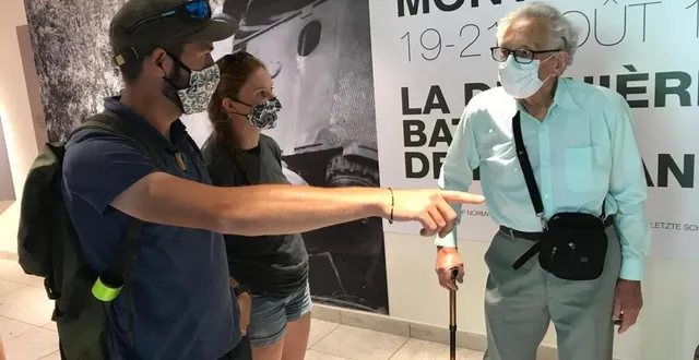 photo henri halluin, témoin civil de la bataille de la poche de falaise-chambois. &copy; ouest-france