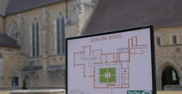 photo les équipes du département ont mis en place un nouveau parcours de visite à l’abbaye royale de l’épau. &copy; ouest-france