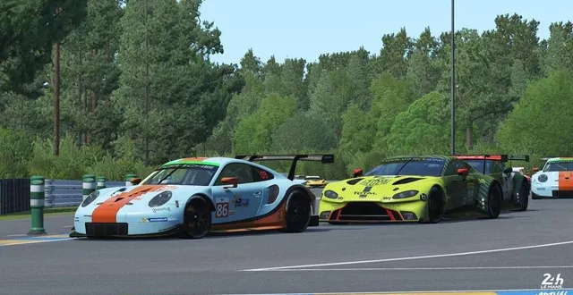 photo les jeux de voitures sont devenus des simulations qui reproduisent assez fidèlement la réaction physique des bolides. &copy; wec aco