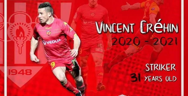 photo vincent créhin va découvrir le football chypriote la saison prochaine. &copy; twitter