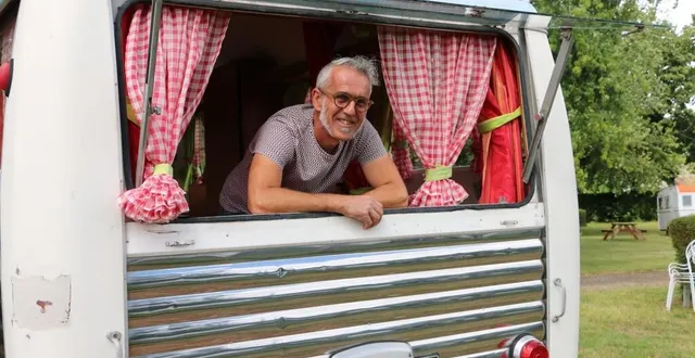 photo jean-michel loison est à la tête du camping vintage l’œil dans le rétro depuis six ans, à avoise. &copy; ouest-france