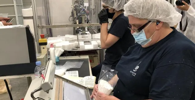 photo quelque 200 000 écouvillons sortent chaque jour du site de caligny appartenant au groupe lemoine. ils seront bientôt exportés vers l’europe. &copy; ouest-france