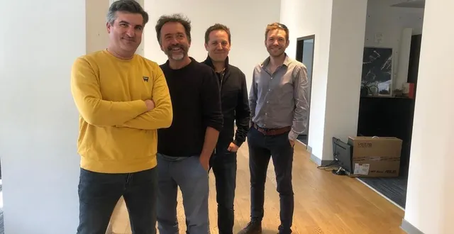 photo le mans, vendredi  12 juin 2020. alexandre barel, bertrand guerry, thierry bohnke et julien sénéchal font partie des membres fondateurs de la cité du film. &copy; photo le maine libre