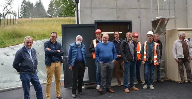photo la réception des travaux a eu lieu mardi matin à la station de pompage. &copy; ouest-france