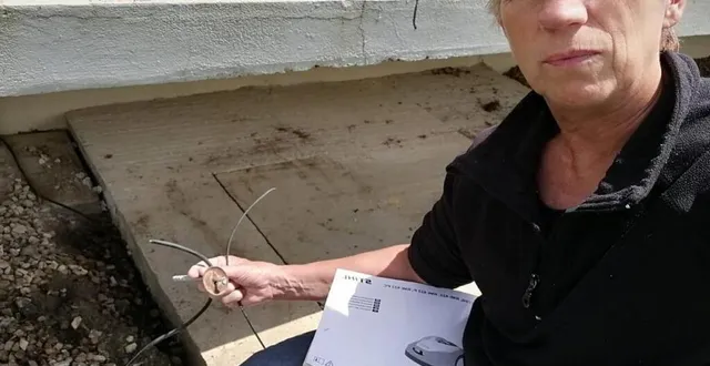 photo dominique constant veut alerter sur la recrudescence des vols. &copy; le maine libre