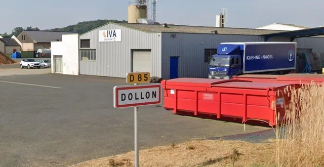 photo sur la d85, la société de sablage, grenaillage ne sera arrêtée que pour deux jours. &copy; capture d’écran google maps