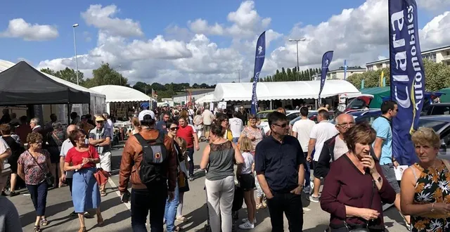 photo en 2019, 200 exposants participaient à la foire des trois jours. &copy; archives
