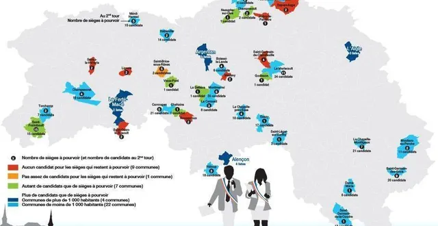 photo le dimanche 28 juin, le second tour des élections municipales ne concernera finalement que trente-quatre communes dans l’orne. &copy; ouest-france