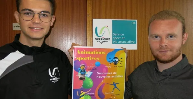photo jean-baptiste fourré, responsable sports-vie associative (à droite) et xavier langlais, éducateur sportif.