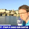 photo le co-gérant d’anjou navigation raphaël pierre a été interviewé sur bfm tv en direct de sablé-sur-sarthe.