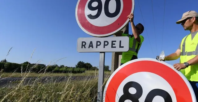 photo dès ce vendredi 3 juillet 2020, des panneaux vont changer au bord de plusieurs départementales. fini le 80 et retour du 90. &copy; illustration le courrier de l’ouest