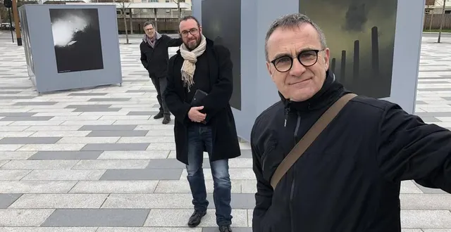 photo jean-pierre ciquier, trésorier ; yannick nasschaert, président ; et gilles juhel, secrétaire de l’association regards, ont annoncé ne plus organiser d’exposition annuelle. &copy; archives ouest-france