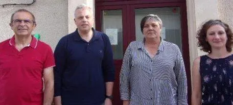 photo de gauche à droite, patrick betton, sylvain bidier, catherine chevallier et céline auriau. &copy; le maine libre