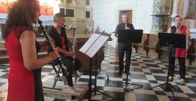 photo le quatuor de clarinettes a enchanté le public. &copy; ouest-france