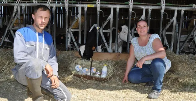 photo charlie bidault et sandrine bourdin aiment faire goûter leurs produits aux visiteurs. &copy; ouest-france