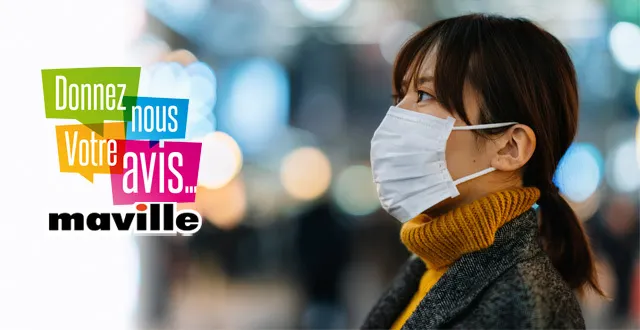 photo débat. pour ou contre l'obligation de porter un masque dans l'espace public ?