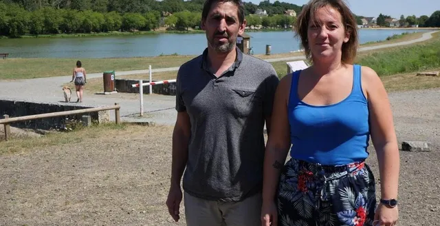 photo christophe bergeret et charlotte cohin tiennent le chalet du lac depuis huit ans. &copy; le maine libre