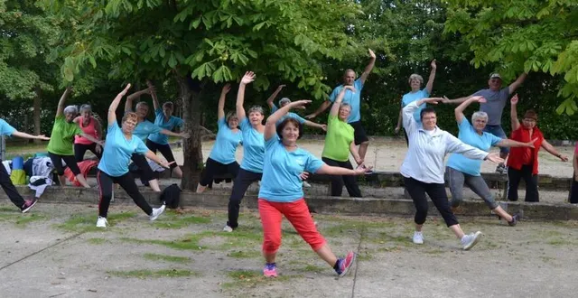 photo la section de gym volontaire est animée par marie-thérèse nicolas, professeure diplômée. &copy; le maine libre