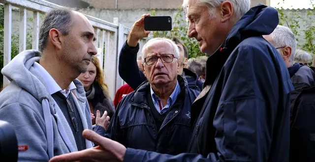 photo dominique le mèner s’est rendu à plusieurs reprises sur le site de bessé-sur-braye pour rencontrer les salariés et le maire de la commune. &copy; photo le maine libre denis lambert