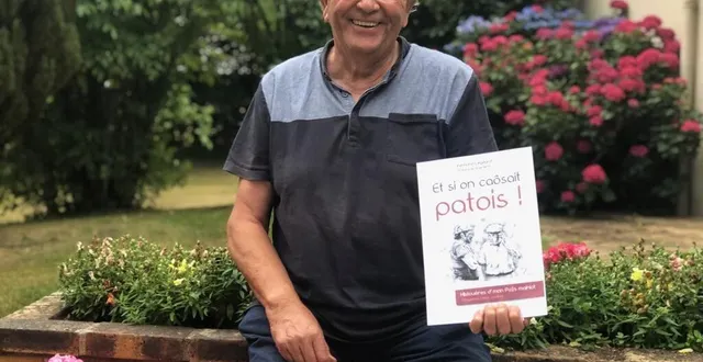 photo neufchâtel-en-sasnois, mercredi 15 juillet 2020. fernand legeard a suivi les conseils de son ami serge bertin. son livre est disponible. &copy; photo le maine libre
