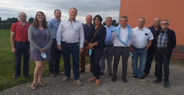 photo l’ensemble du bureau, le président et les dix vice-présidents, élu jeudi. &copy; ouest-france